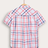 Chinese checkered shirt - red