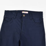 מכנסי סקיני טקסטורה - נייבי