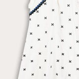 סרפן מעטפת עם רקמה - שחור