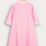 שמלת פולו ספורטיבית - ורוד