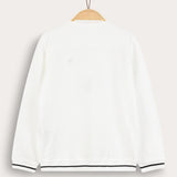 חולצה חגיגית כפתרה כפולה - שמנת