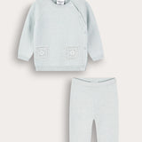 חליפת סריג לברית - תכלת