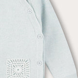 חליפת סריג לברית - תכלת