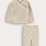 חליפת סריג לברית - בז'