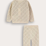 חליפת סריג לברית - בז'