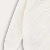 חליפת סריג לברית - לבן