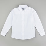 חולצת ג`קארד ש.א פסטל - white oxford