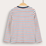 Striped shirt - Navy red