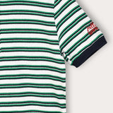 Striped shirt - green+navy