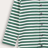 Striped shirt - green+navy