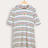 Striped Rivet Shirt - Jeans