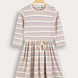 Striped dress - blue