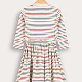 Striped dress - blue