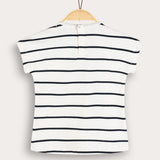 חולצת פסים ריב - נייבי