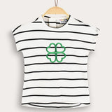 חולצת פסים ריב - שחור