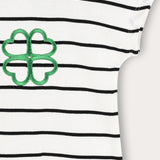 חולצת פסים ריב - שחור