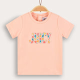 חולצת טי שירט בייבי - ורוד