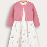 Dress with cardigan - pink