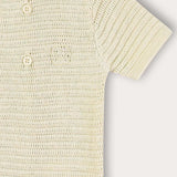 סט בייבי סריג קרושה - פיסטוק