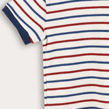 Striped set - Navy red