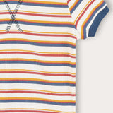 סט ריב פסים - כחול