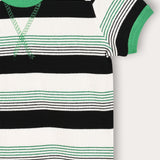 סט ריב פסים - ירוק