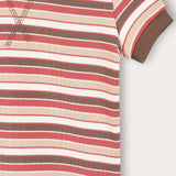 סט ריב פסים - חום