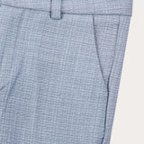 Long linen pants - blue