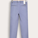 Long linen pants - blue