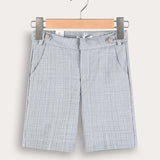 Linen shorts - blue