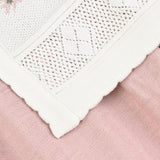 שמלה בשילוב קרדיגן סריג - ורוד