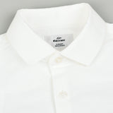 חולצת צווארון מכופתרת - שמנת אוקספורד