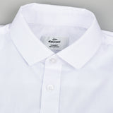 חולצת צווארון מכופתרת - לבן