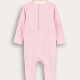 Babygrow with doll print - pink