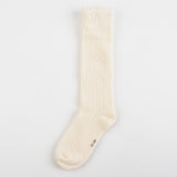 Lace Knee Socks - Beige