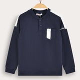 A. Tencel &amp; Model Shirt - Navy