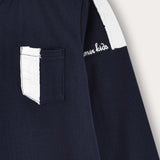 A. Tencel &amp; Model Shirt - Navy