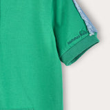 חולצה עם כיס קדמי - ירוק