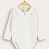 S.A. Bodysuit with Collar - Beige