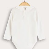 S.A. Bodysuit with Collar - Beige