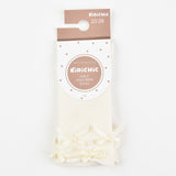 גרביים בקישוט פפיונים - שמנת