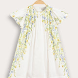 Floral dress - white