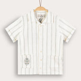 Shirt + lapel - stripes