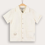 Shirt + lapel - beige
