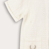 Shirt + lapel - beige