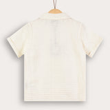 Shirt + lapel - beige