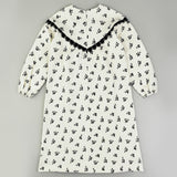 Small floral shirred fabric dress - Milk