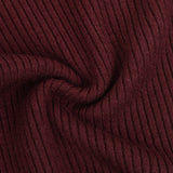 חולצת גולף סריג ריב - בורדו