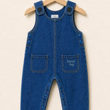 Long denim overalls - blue