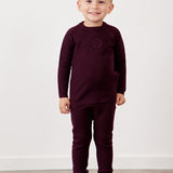 סט בייבי סריג - חציל